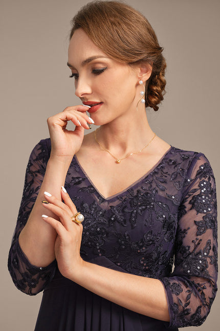 Robe Trapèze Élite Dentelle - gallery 2