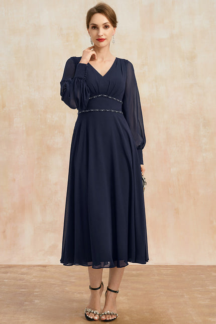 Robe Trapèze Éclat De Vague - gallery 4