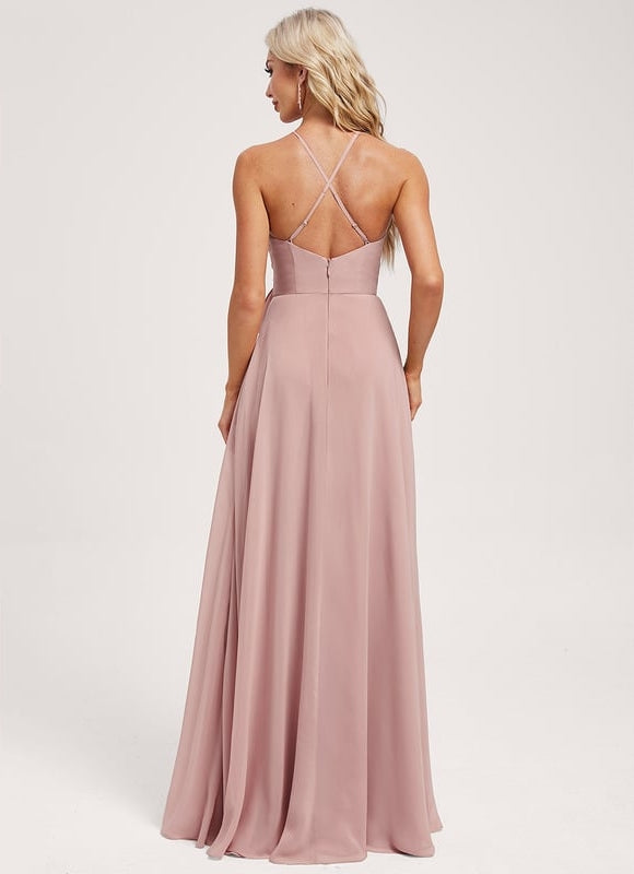 Robe Trapèze Rose Légère - gallery 9