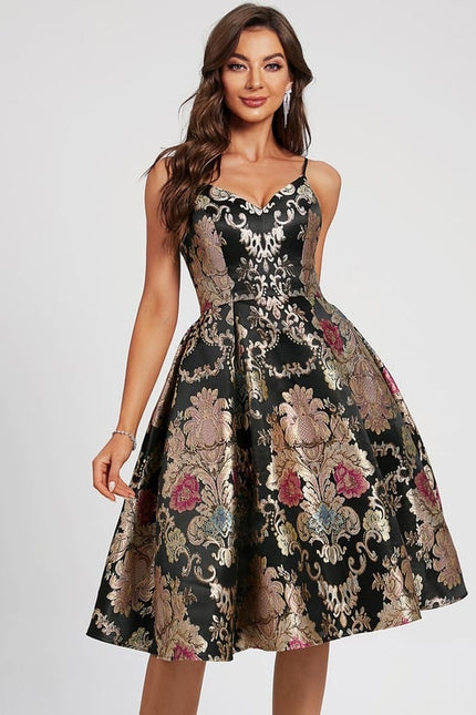 Robe Trapèze Flamme Royale
