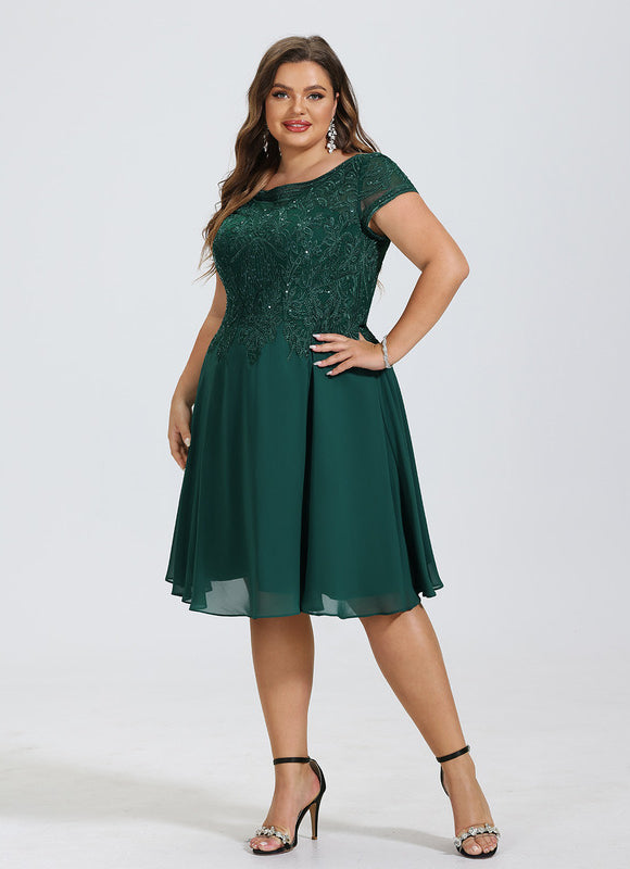 Robe Trapèze Éclat Argenté - gallery 8