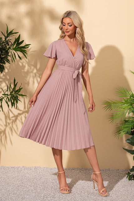 Robe Trapèze Midi Épure - gallery 2