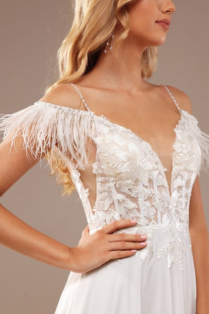 Robe Trapèze Éclat De Plumeau - gallery 8