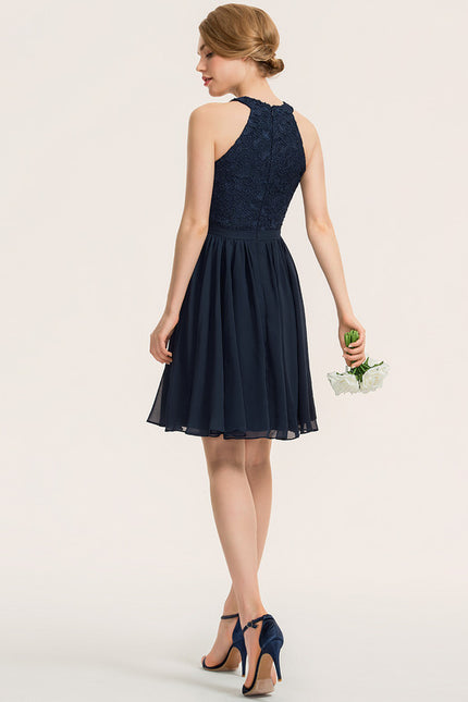 Robe Trapèze Éclat De Rose Poudrée - gallery 5