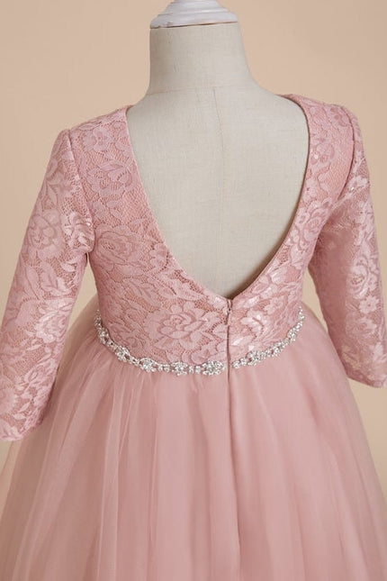 Robe Trapèze Pendule Rosée - gallery 4