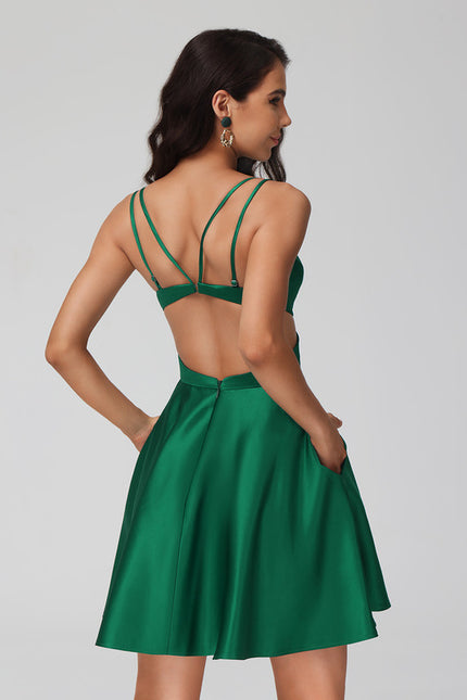 Robe Trapèze Nuit Satinée - gallery 5