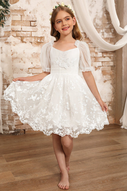 Robe Trapèze Fille Mariage Éclat