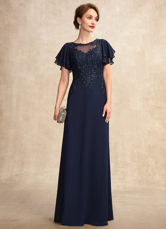 Robe Trapèze Longue Violetée - gallery 4