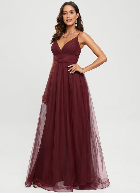 Robe Trapèze Tulle Azur Éthéré - gallery 6
