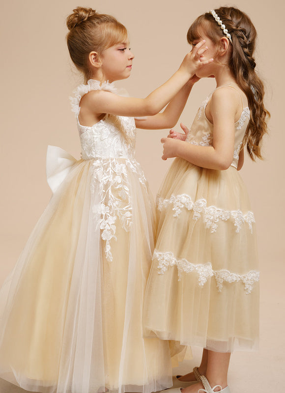 Robe Trapèze Rêve Doré Éthéré - gallery 3