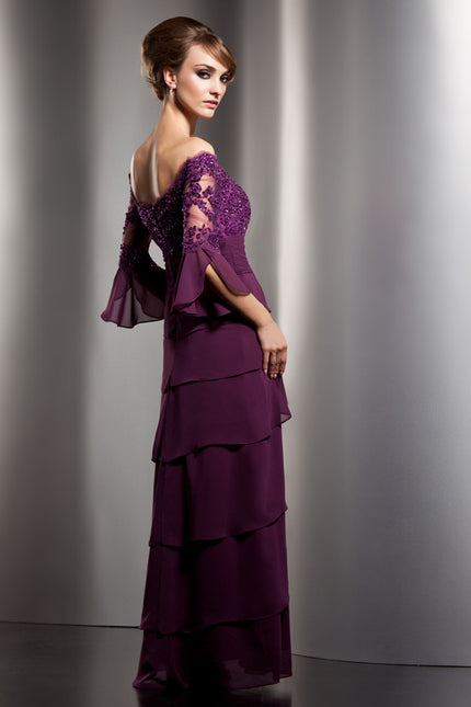 Robe Trapèze Sérénade Améthyste - gallery 2