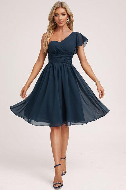 Robe Trapèze Chic Asymétrique - gallery 2