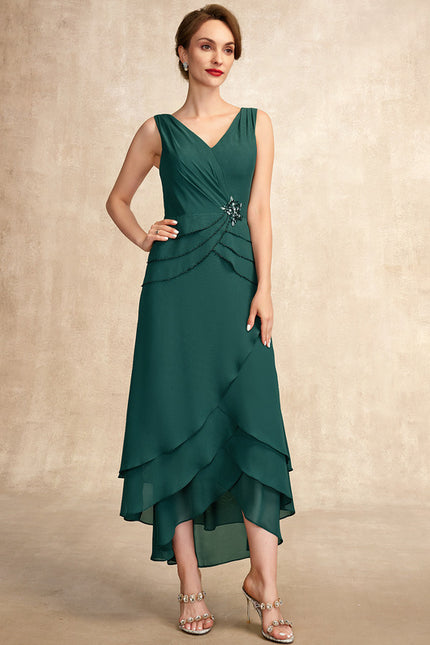 Robe Trapèze Élegante Flottante - gallery 1