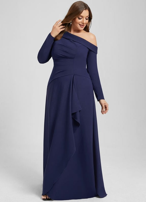 Robe Trapèze Col Unique Fluidité - gallery 8