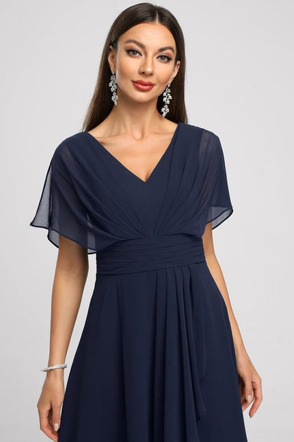 Robe Trapèze Flottante Verte - gallery 4