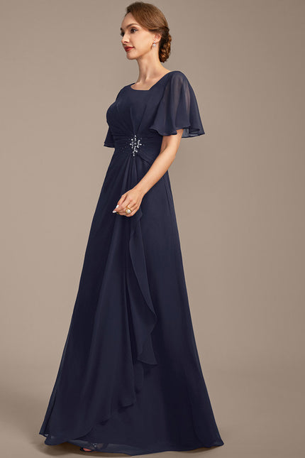 Robe Trapèze Chiffon Sophistiquée - gallery 3