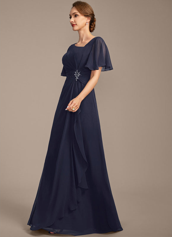 Robe Trapèze Chiffon Sophistiquée - gallery 3