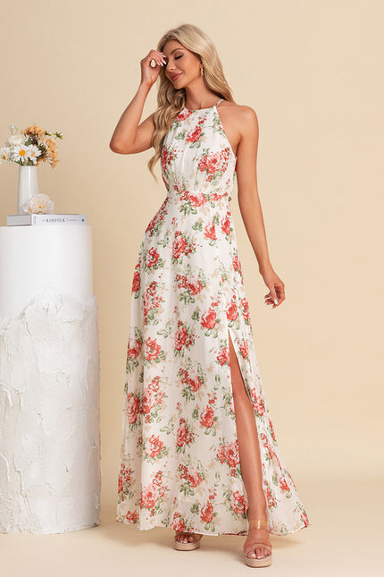 Robe Trapèze Fleurie Élégante