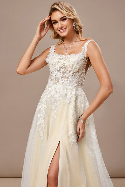 Robe Trapèze Tulle Élégante - gallery 4