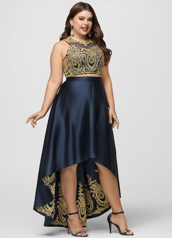 Robe Trapèze Satin Étoile Mystique - gallery 8