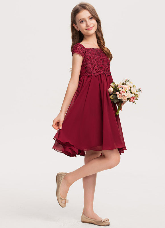 Robe Trapèze Cérémonie Rubis - gallery 3