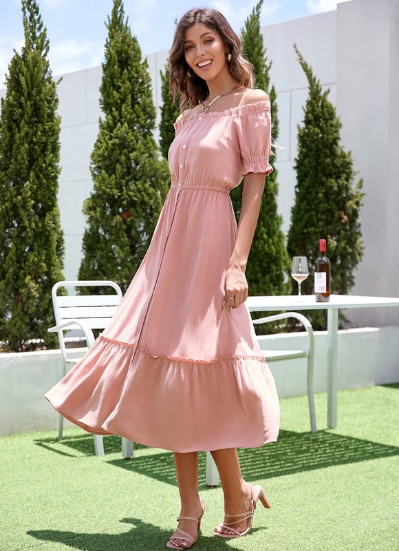 Robe Trapèze Légèreté Printanière