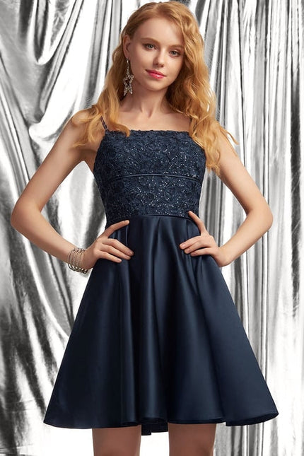 Robe Trapèze Rêve Rosé Satiné - gallery 1