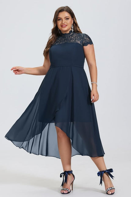 Robe Trapèze Onde Marine - gallery 4
