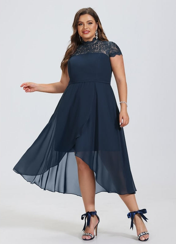 Robe Trapèze Onde Marine - gallery 4