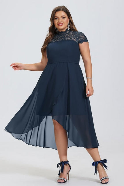 Robe Trapèze Onde Marine - gallery 4