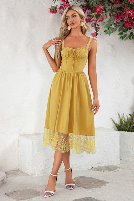 Robe Trapèze Jaune Douceur - gallery 1