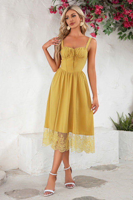 Robe Trapèze Jaune Douceur - gallery 1