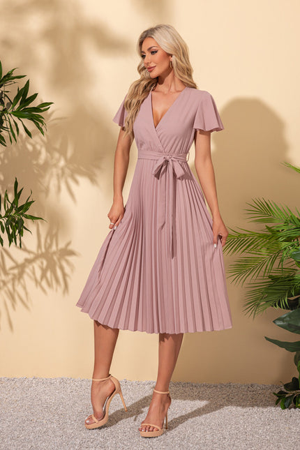 Robe Trapèze Midi Épure - gallery 3