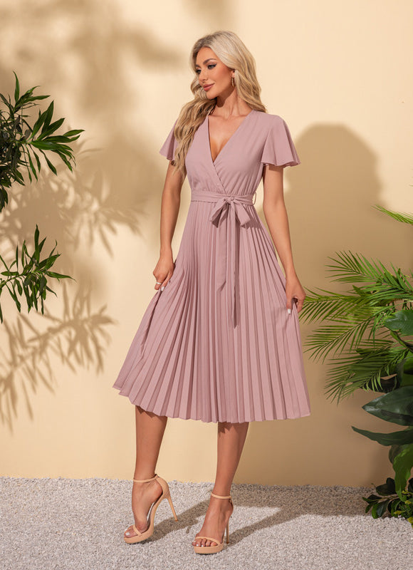 Robe Trapèze Midi Épure - gallery 3