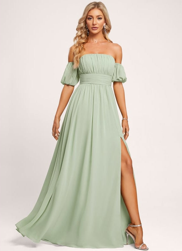 Robe Trapèze Ailée Vert Pastel