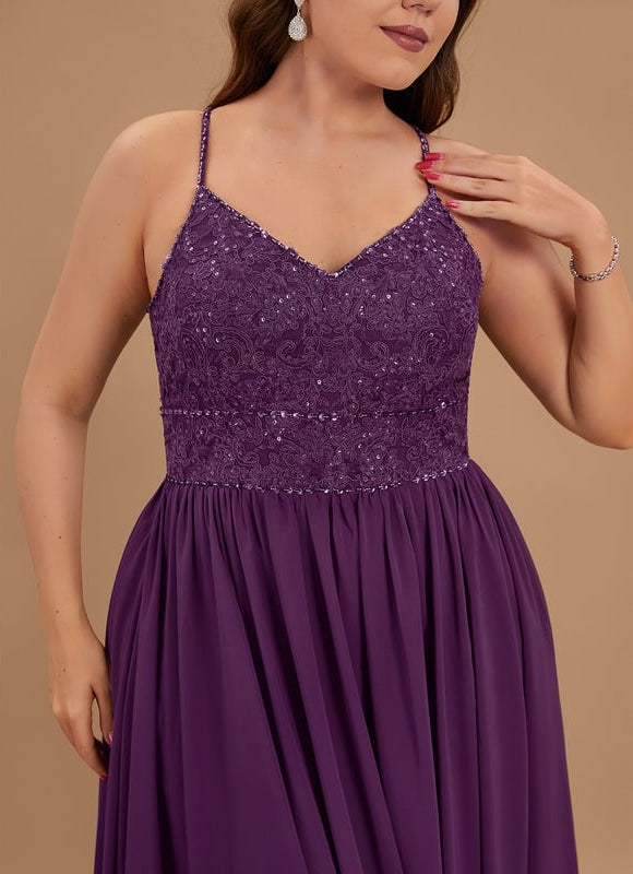 Robe Trapèze Lueur Élégante - gallery 8