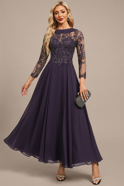 Robe Trapèze Satin Prunelle