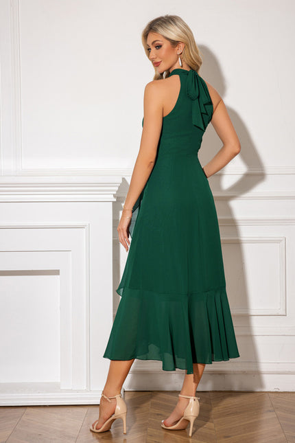 Robe Trapèze Florale Éclatante - gallery 9