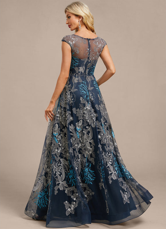 Robe Trapèze Élégance Floral Nuit - gallery 6