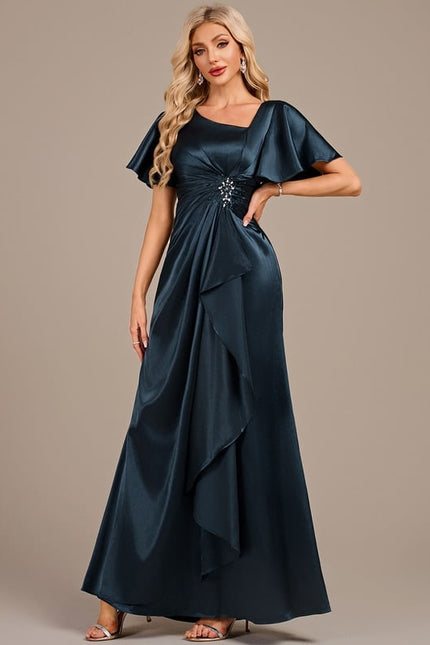 Robe Trapèze Fluide Scintillante - gallery 3