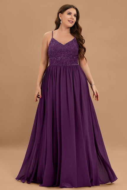 Robe Trapèze Lueur Élégante - gallery 9