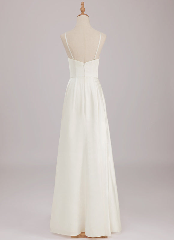 Robe Trapèze Satin Purity - gallery 5