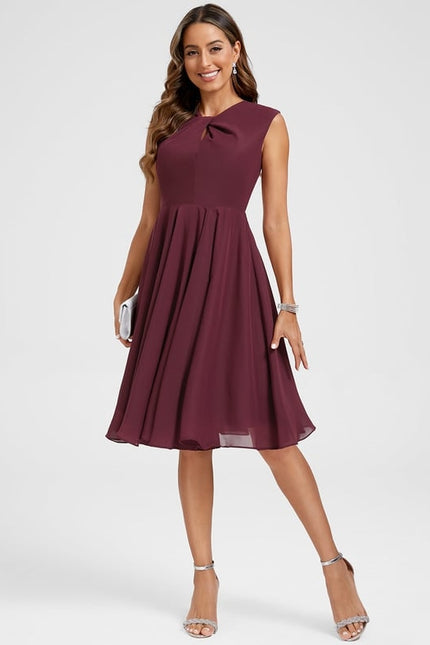 Robe Trapèze Émeraude Volante - gallery 5