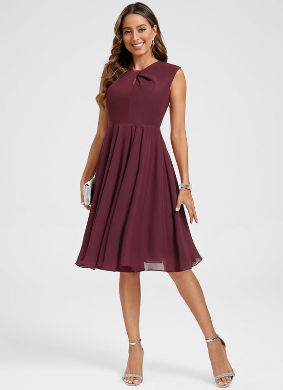 Robe Trapèze Émeraude Volante - gallery 5