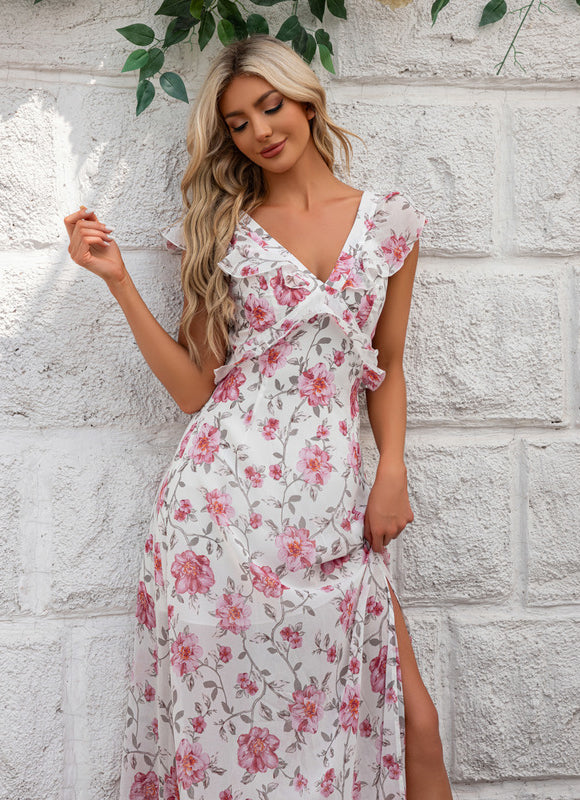 Robe Trapèze Fleurir Brise - gallery 6