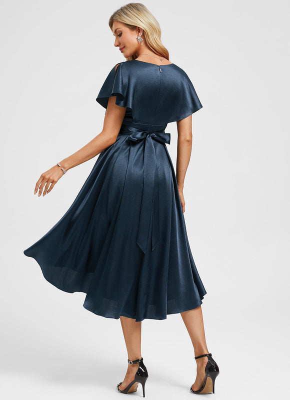 Robe Trapèze Asymétrique Chic - gallery 5