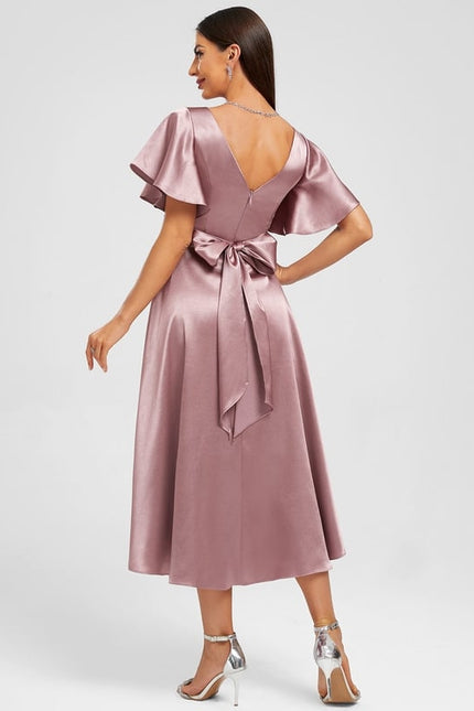 Robe Trapèze Asymétrique Chic - gallery 5