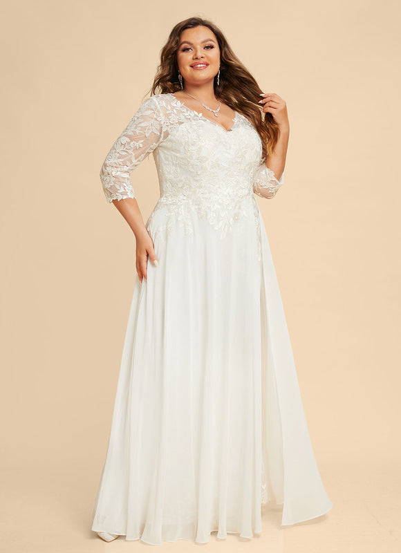 Robe Trapèze Éblouissante Aérienne - gallery 5