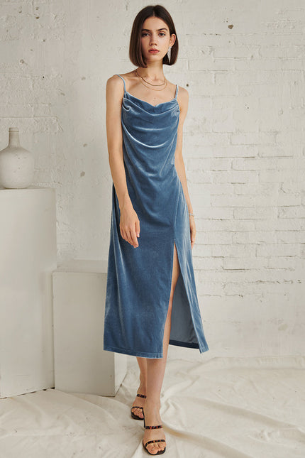 Robe Trapeze Velours