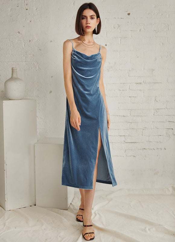 Robe Trapeze Velours